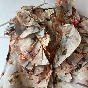 J. Crew flower print blouse